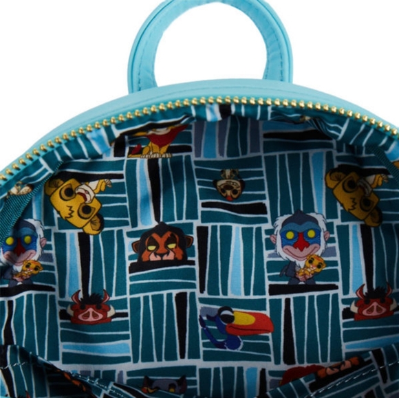 NWT Loungefly Mini Backpack - Disney's The Lion King Proud Rock in Pop! Style - Picture 6 of 7